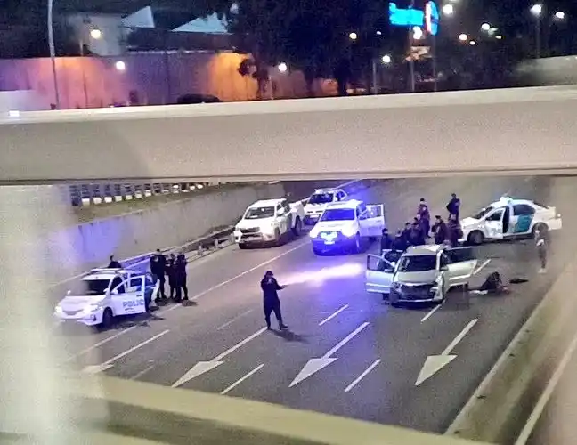 Caos en la General Paz: Persecución tiroteo y detención