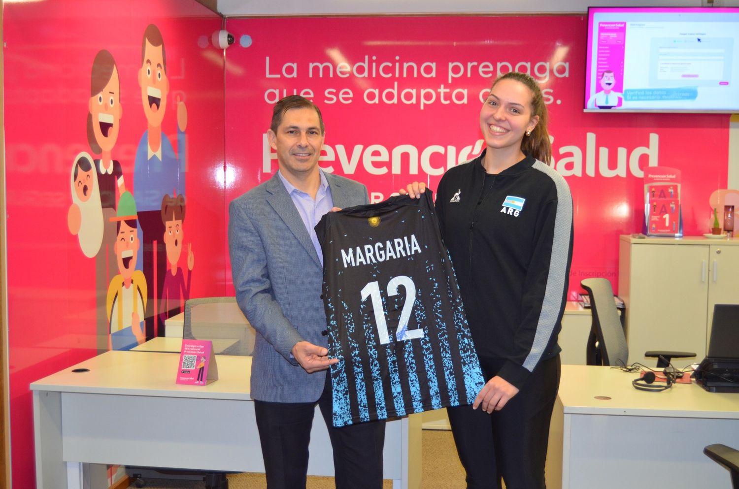 Prevención Salud acompaña a Milena Margaría, capitana de Las Panteritas, en el desarrollo de su carrera deportiva