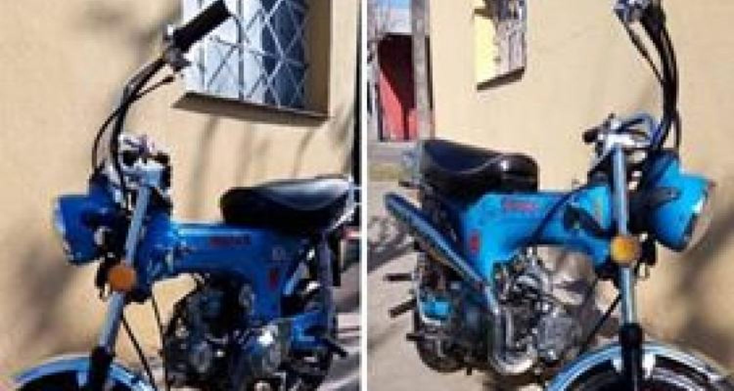 Busca la moto que le robaron y muestra un video del momento en que se la llevaron