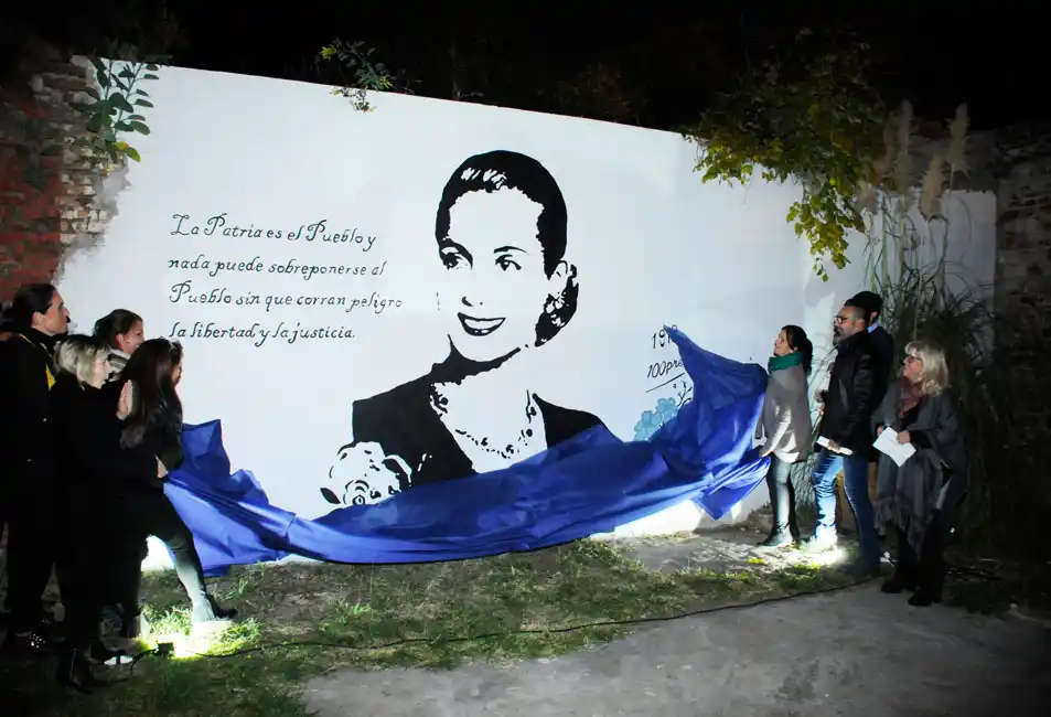 El peronismo tandilense se mostró unido en el homenaje a Evita