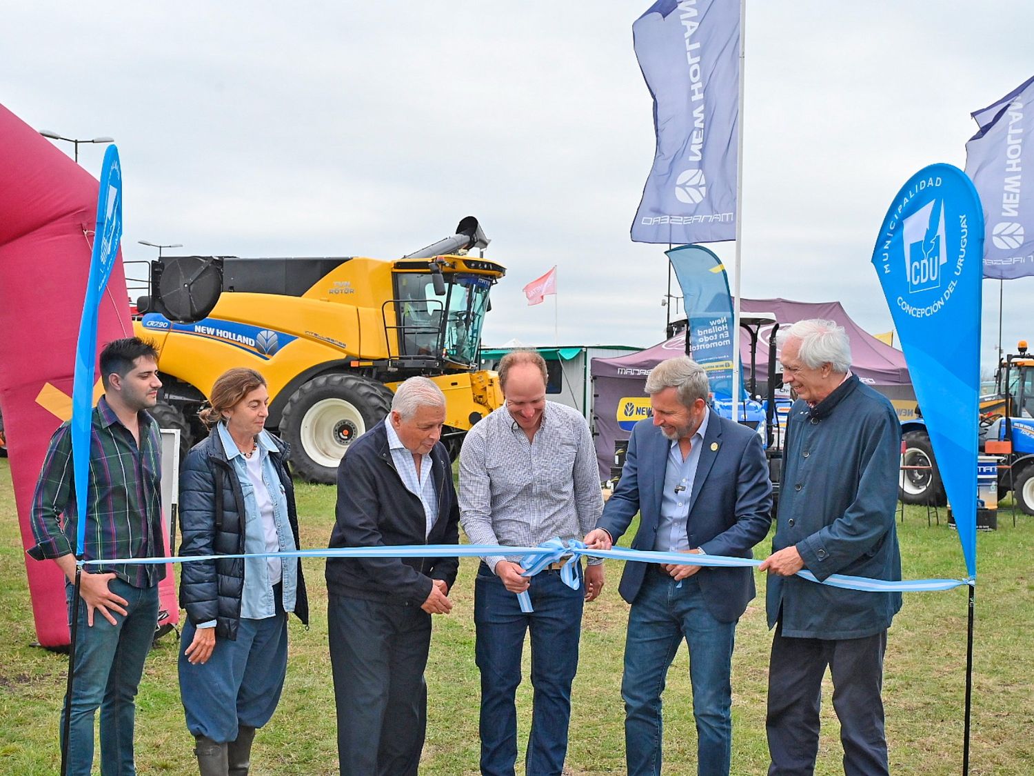 Frigerio dio su apoyo al campo en la Expo Rural de Concepción del Uruguay