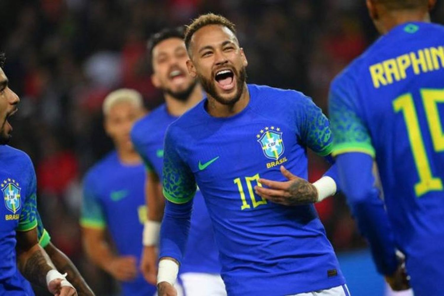 Preparación para Qatar: Brasil goleó a Túnez y Neymar quedó cerca de un récord de Pelé