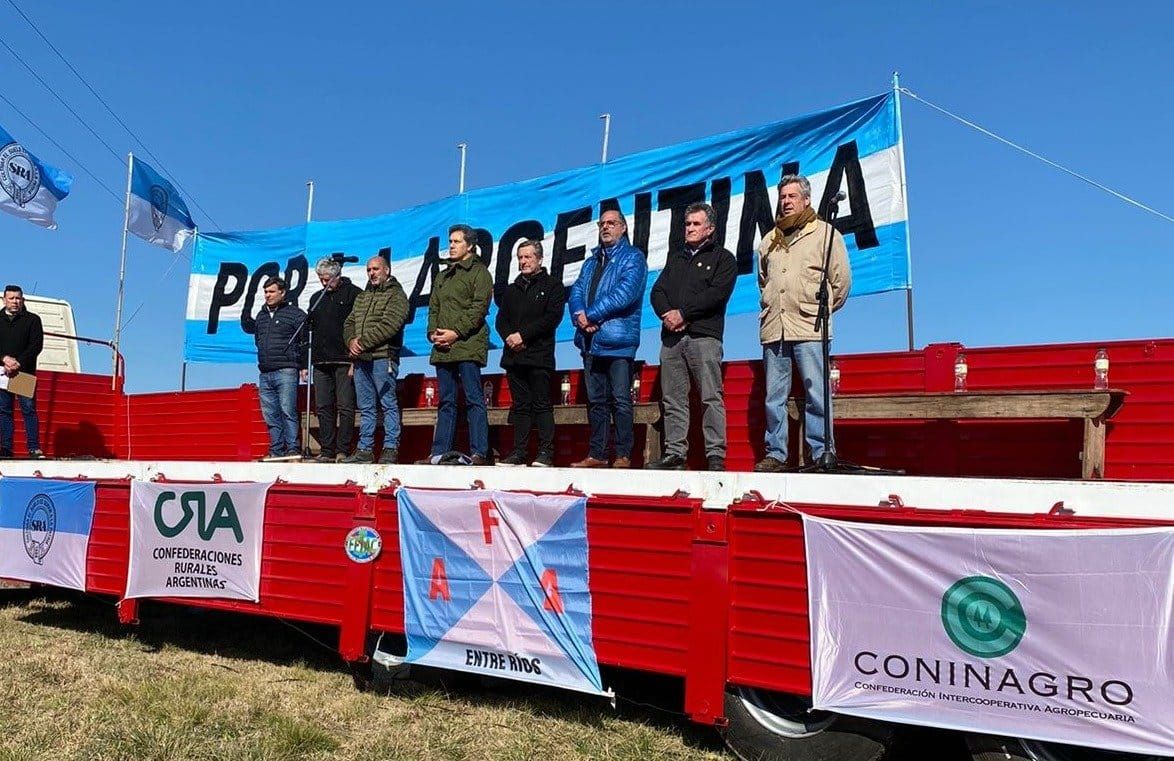 En Gualeguaychú los ruralistas reclamaron «un cambio de rumbo» para el sector