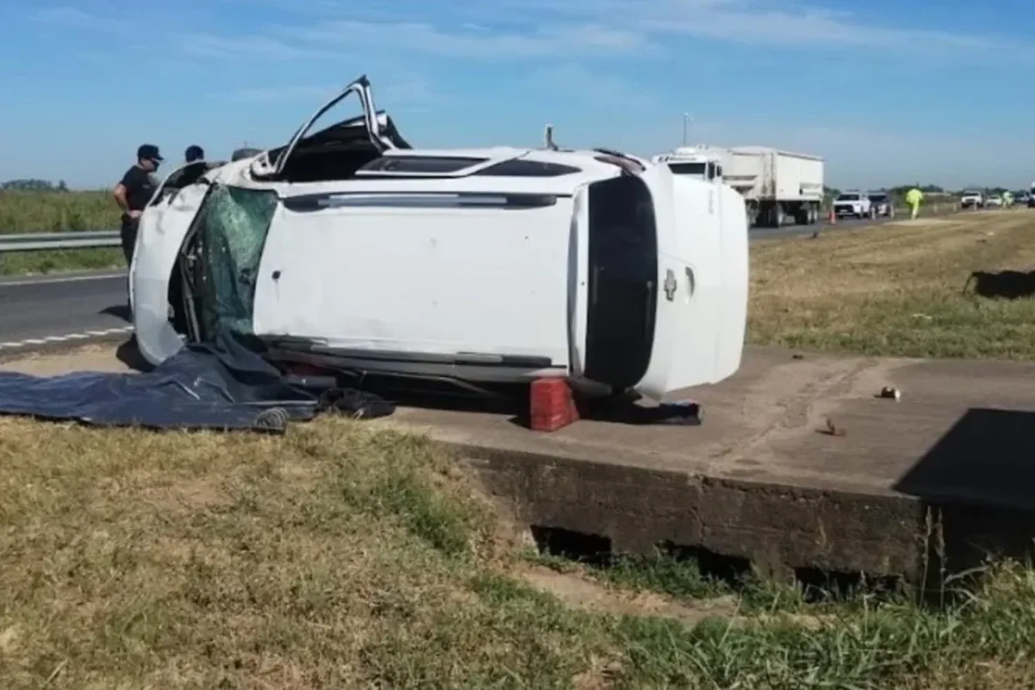 Un santafesino murio en la autopista a la altura de timbues