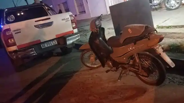 Tres accidentes de moto en el parte policial