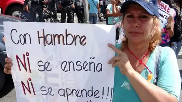 COMENZÓ LA JORNADA DE PROTESTAS del 2024 para el sector educación en Lara