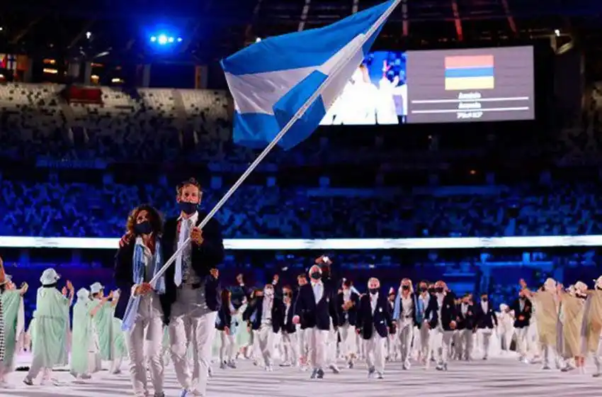 Con abanderada rosarina, se inauguraron oficialmente los Juegos Olímpicos