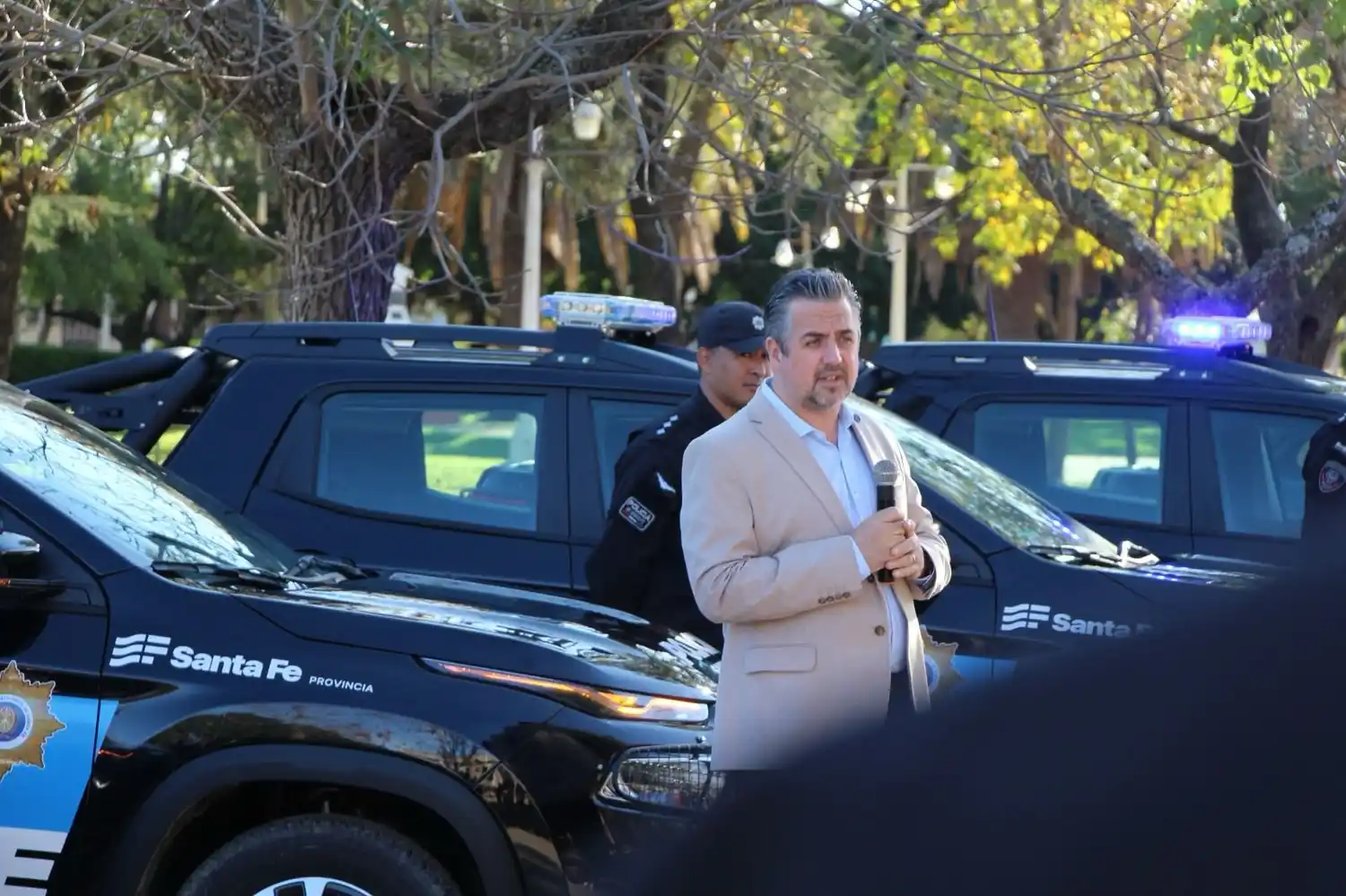 El ministro Pablo Cococcioni encabezó el acto desarrollado en la cabecera departamental.