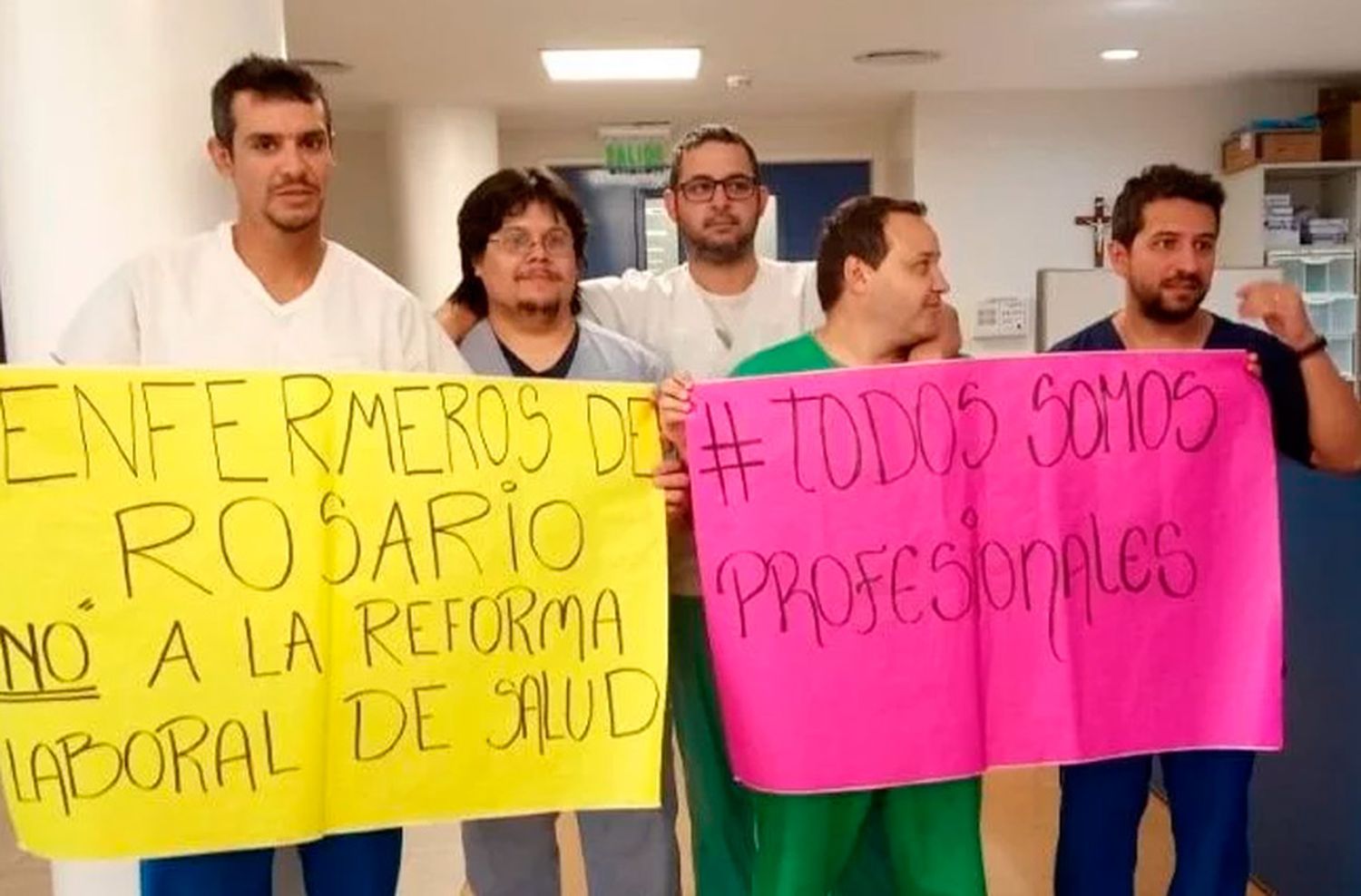 Enfermeros marcharán contra la reforma laboral en salud