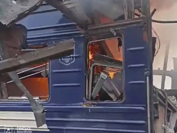 RUSIA ATACA con drones una estación de trenes en Ucrania: hay decenas de heridos