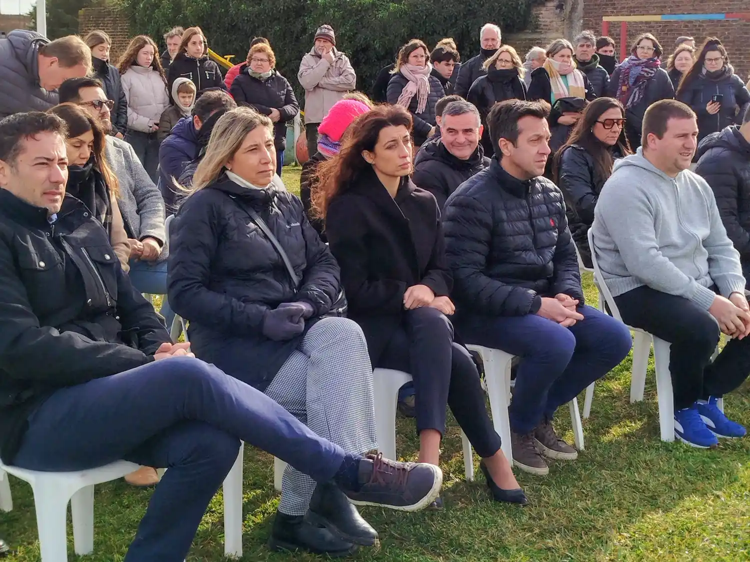Arturo Rojas, funcionarios, concejales, consejeros escolares y delegados