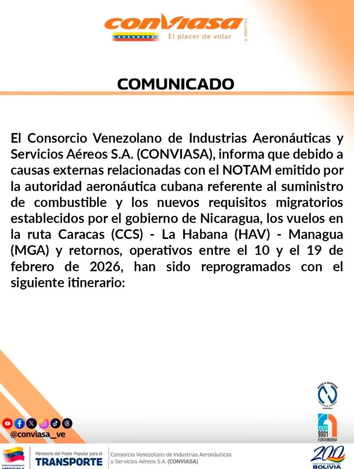 conviasa