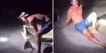 imagen Video: intentó sacarse una selfie con un tiburón, pero el animal lo atacó y terminó en el hospital