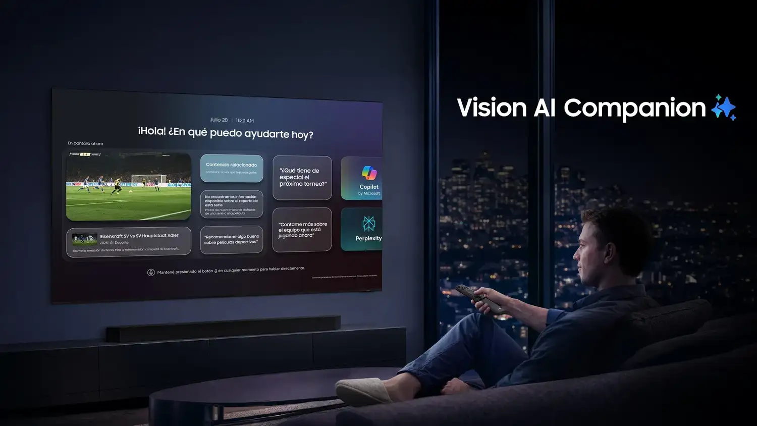 Micro RGB y TVs con IA: la tecnología que cambia cómo vemos series, películas y fútbol en casa