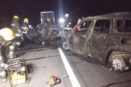 Identificaron a los cinco fallecidos en el accidente en la Ruta 3