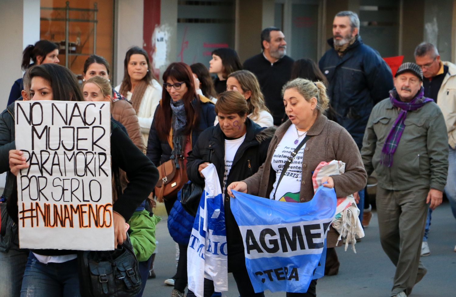 Agmer sostuvo que no participó de la marcha #NiUnaMenos