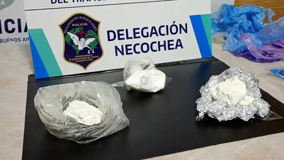 Cocaína. De alta pureza, fue secuestrada en el procedimiento en calle 74 bis entre 87 y 89