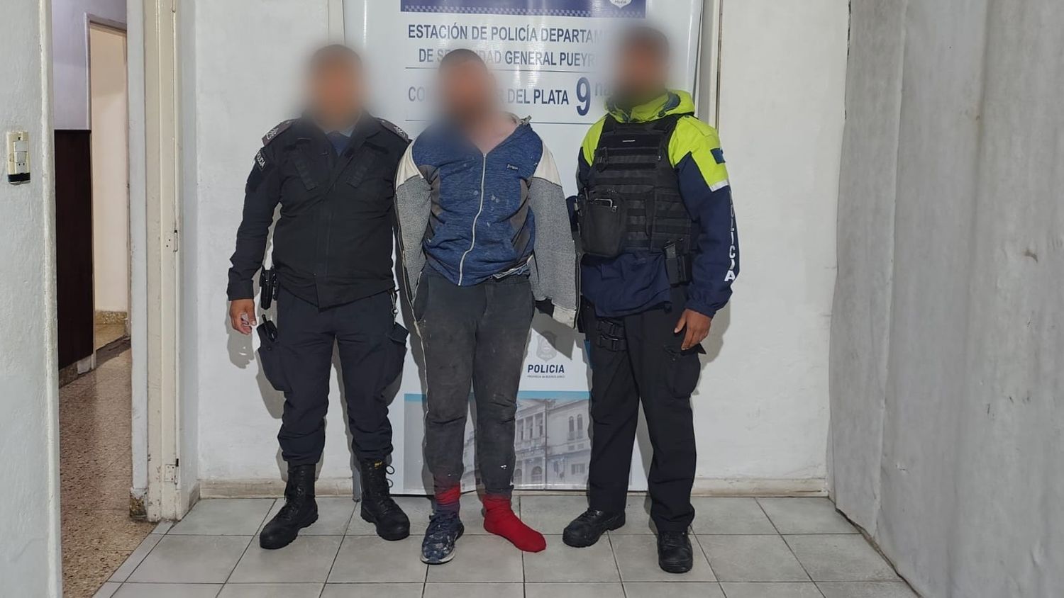 Su cómplice logró escapar.