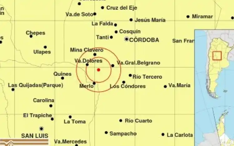 Tuvo una profundidad de 20 kilómetros en el lugar del epicentro.
