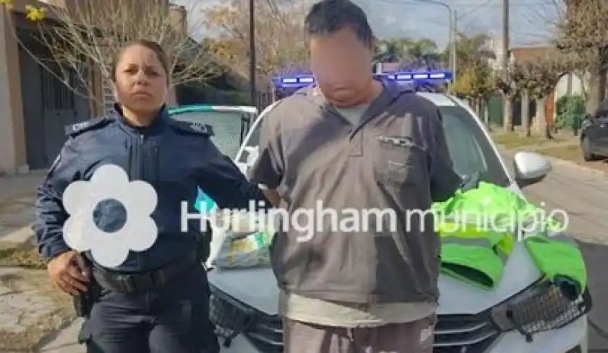 Hurlingham: detienen a un ladrón gracias al sistema de inteligencia artificial del Municipio