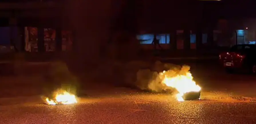 Protesta de vecinos en San Justo tras el crimen de un remisero