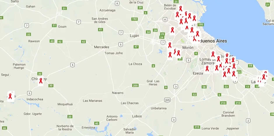 Presentan mapa virtual con 70 centros de testeo rápido para la detección del VIH en la Provincia