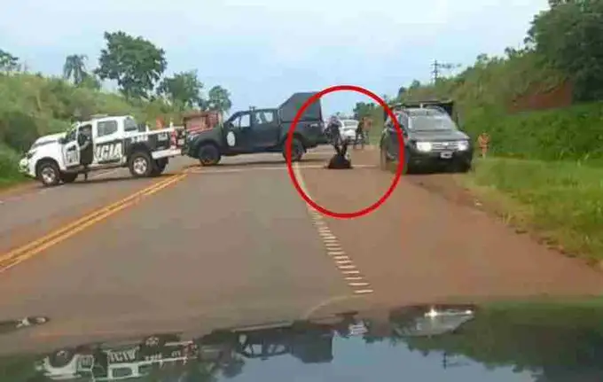El operativo se llevó a cabo en la ruta 14, entre Oberá y Guaraní.