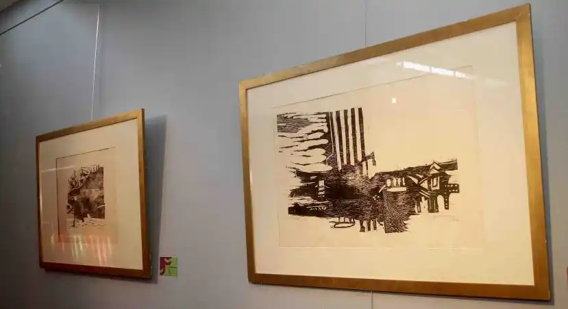 Exposición de grabado en el Centro Cultural de Necochea