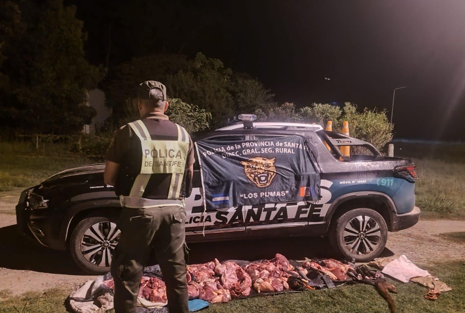 Los Pumas secuestraron carne de faena clandestina y avanzaron en causas por abigeato en el norte santafesino