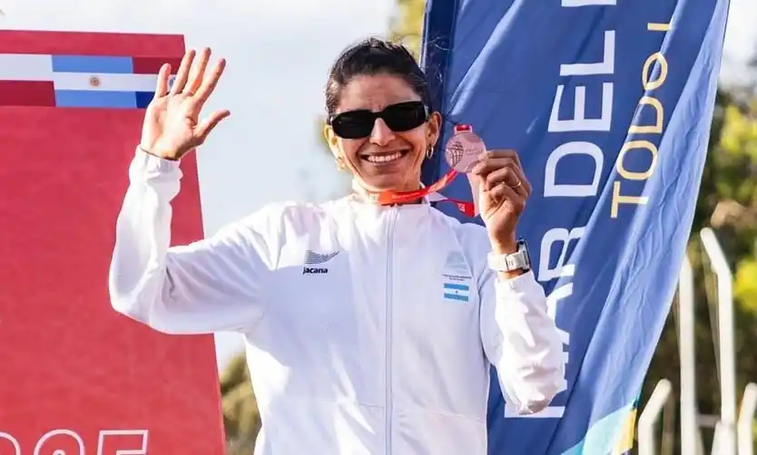 Daiana Ocampo se alzó con el bronce en el Sudamericano de Mar del Plata