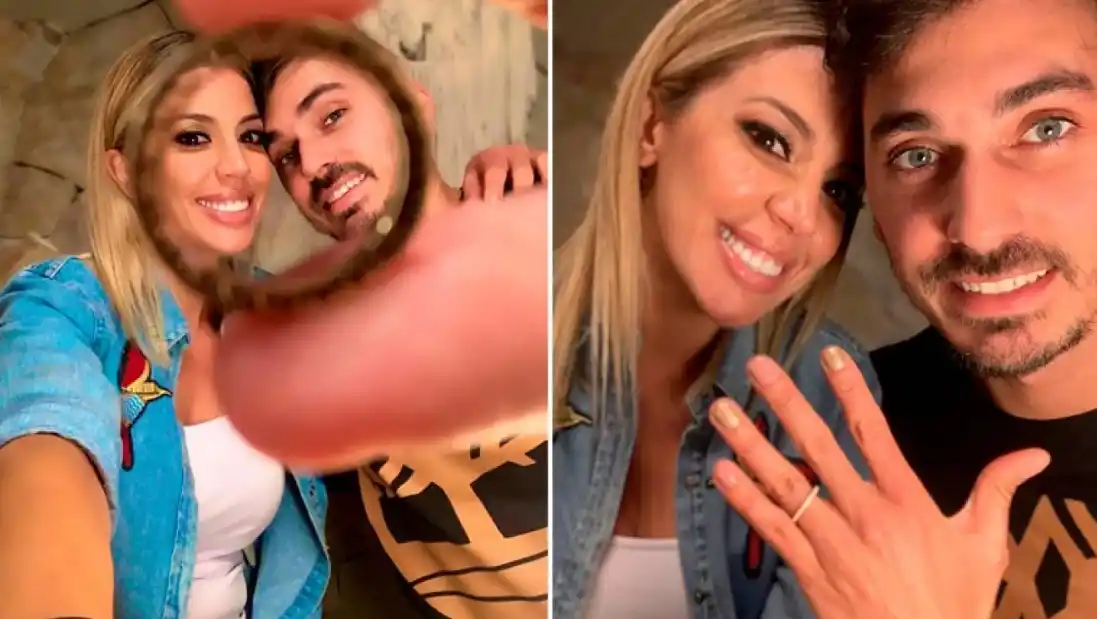 Virginia Gallardo se casó por Civil con Martín Rojas, tras cuatro años y medio de amor