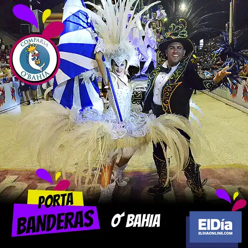 O`Bahía se llevó el premio al Mejor Portabanderas