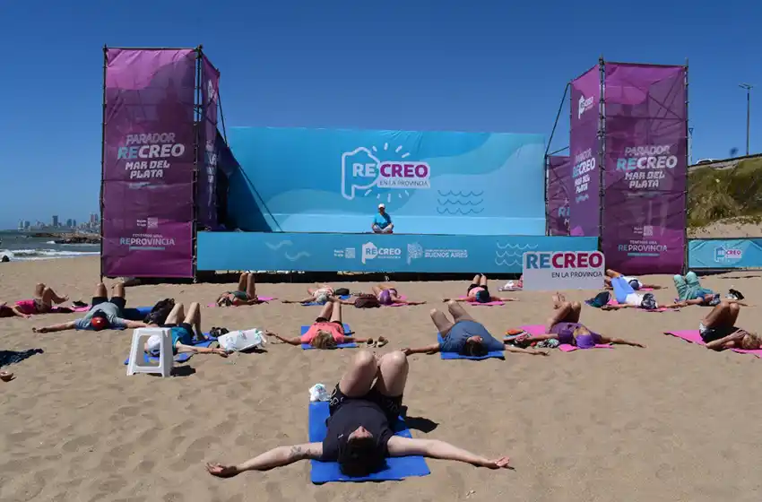 Una nueva semana de diversión en el Parador ReCreo de Mar del Plata