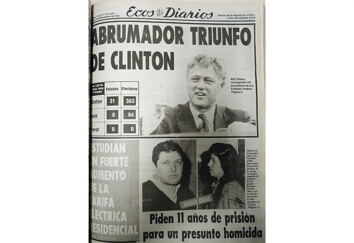 Miércoles 4 de noviembre de 1992