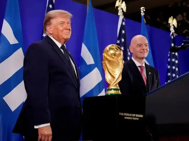 Infantino y Trump