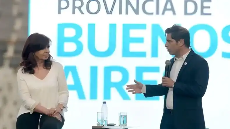 Cristina Kirchner y Axel Kicillof