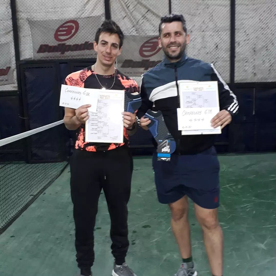  Olalde y Taborda ganaron la fecha de Sexta Categoría en Tenis del Sol