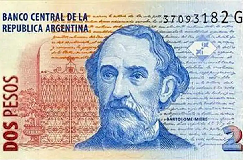Los billetes de 2 pesos dejan de circular y se podrá canjearlos por monedas