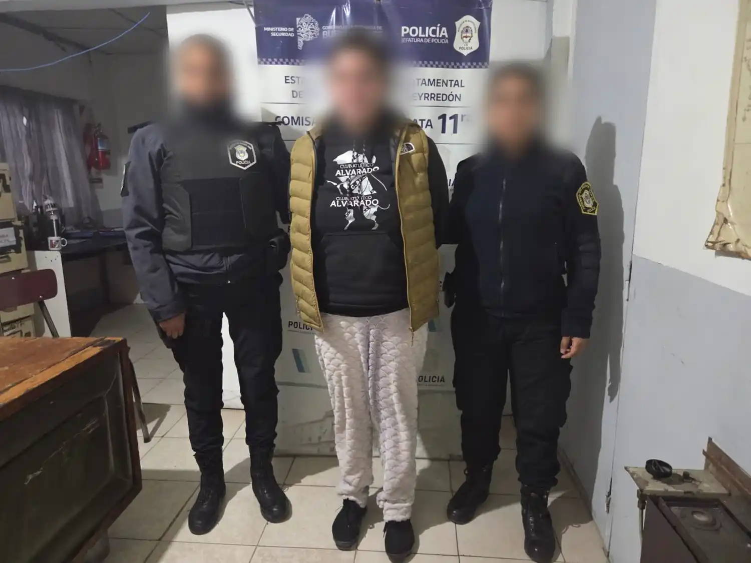 detenida desarmadero