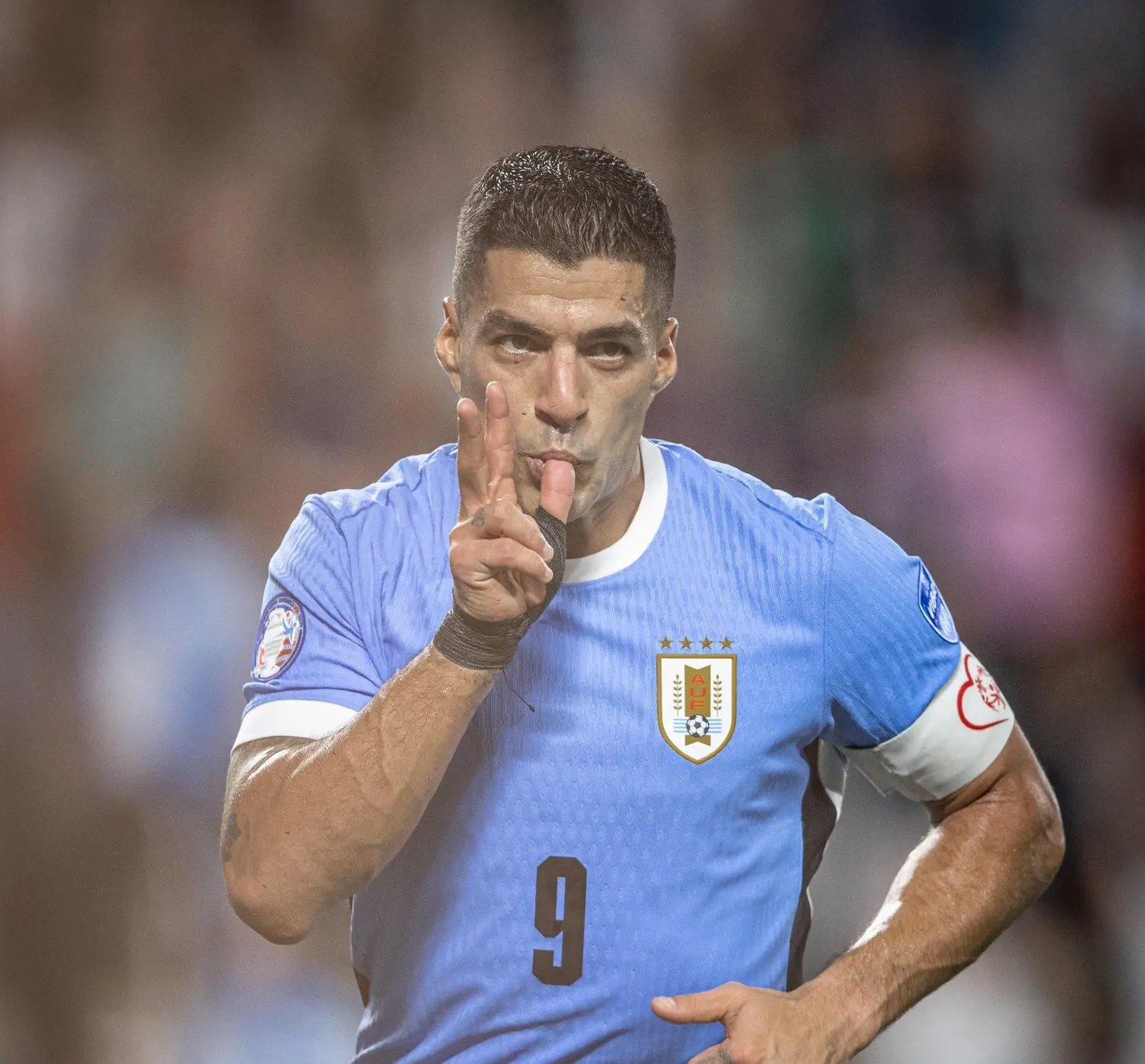 Luis Suárez se retiró de la selección de Uruguay