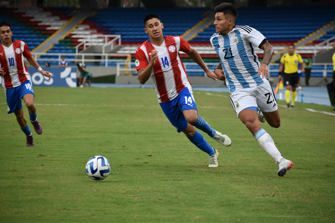 Argentina perdió con Paraguay en su debut por el Sudamericano Sub 20
