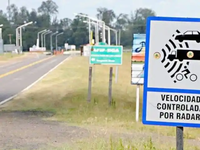 Las multas por excesos de velocidad en rutas de Entre Ríos superan los 650 mil pesos