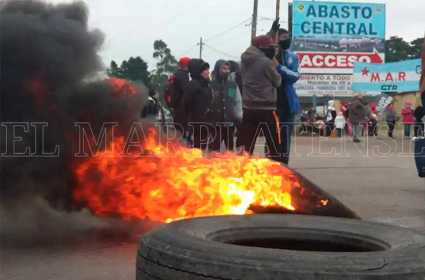 Momentos de tensión en el corte de Ruta 88