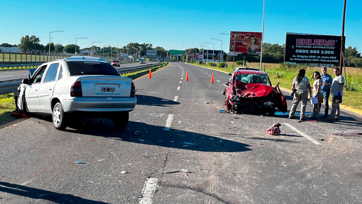 El choque múltiple causó la muerte de un joven de 19 años (Foto: El DoceTV)
