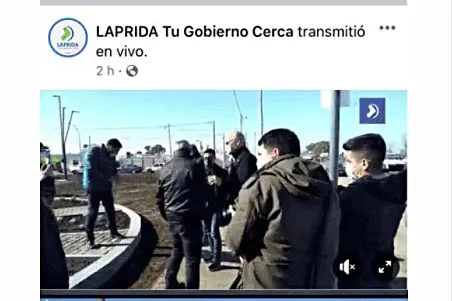 "Parece que vale todo": Denuncian que el municipio de Laprida usó su Facebook para mostrar la campaña de Gollán