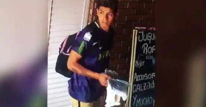 Santo Tomé: robó una moto y quedó filmado