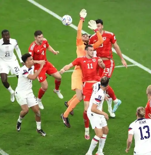 Estados Unidos y Gales sellaron un empate en 1