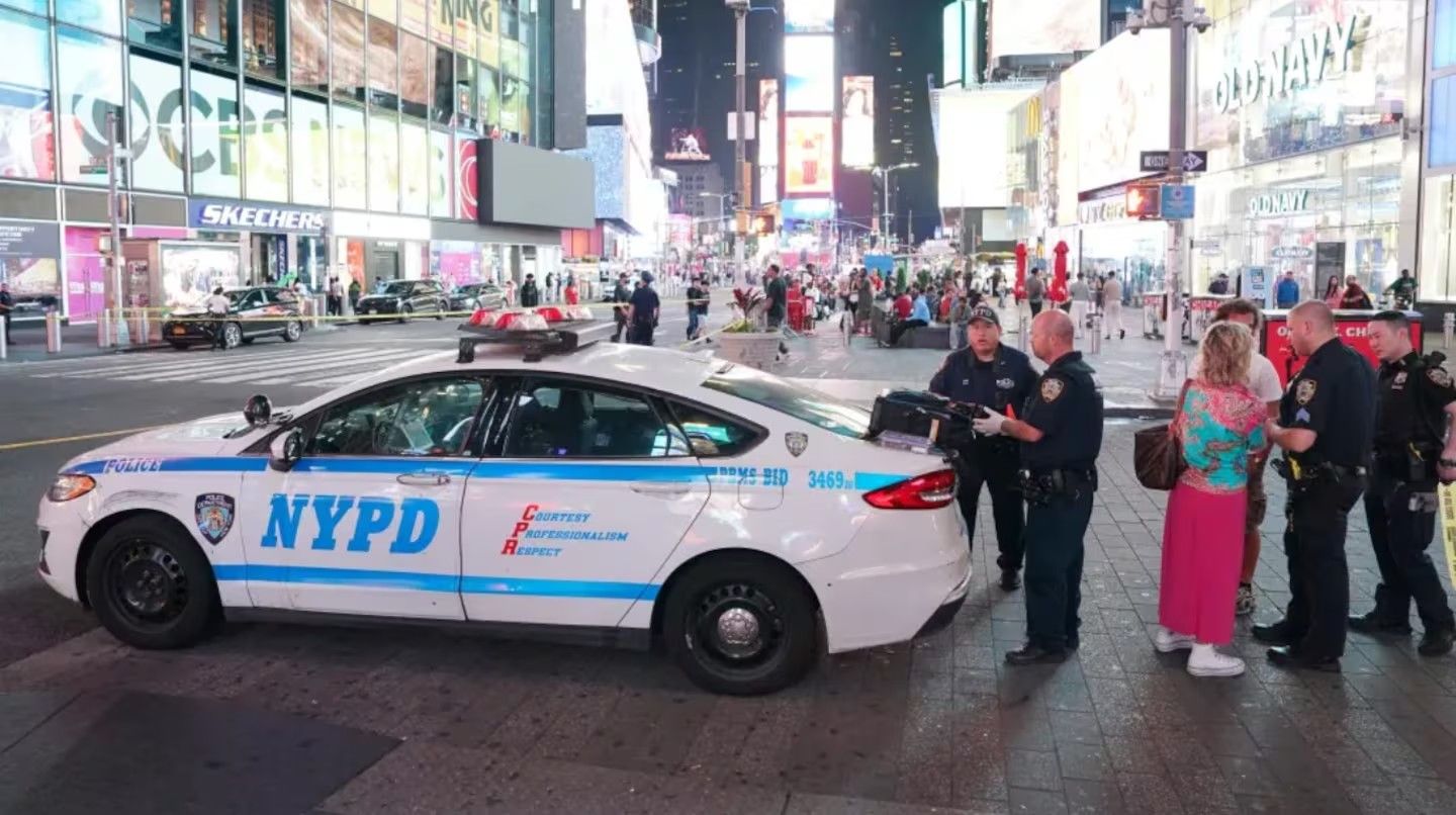 El tiroteo se registró en una de las zonas más activas de Nueva York.