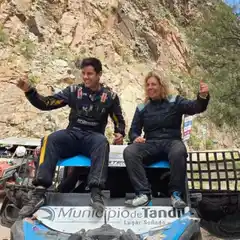 Karina Dobal: participó en el rally de San Juan y viaja a Italia