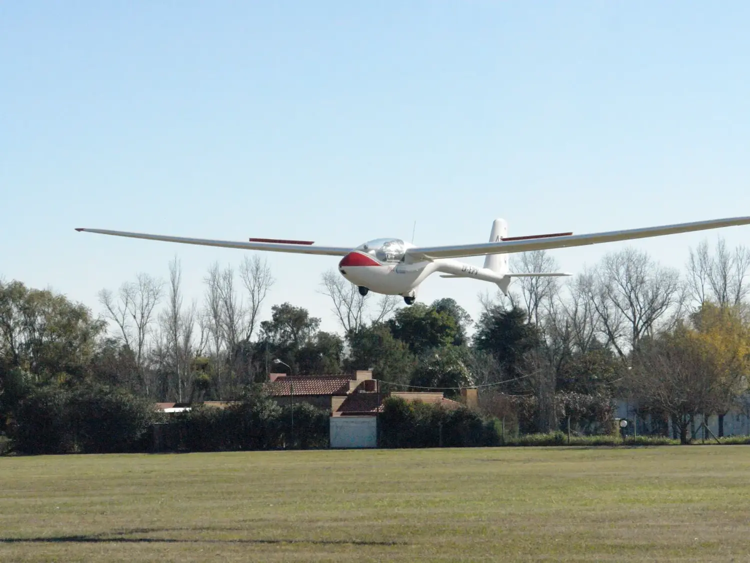 Vuelo sin motor en el Club de Planeadores de Rafaela. Foto: Prensa  Club de Planeadores